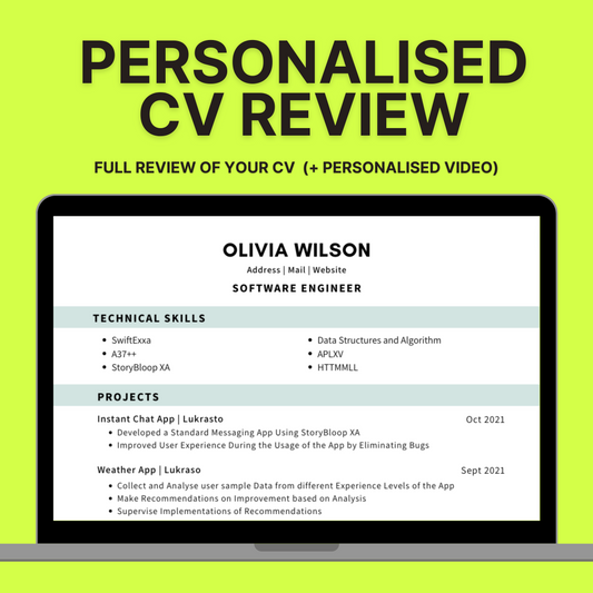 Personalised CV Review